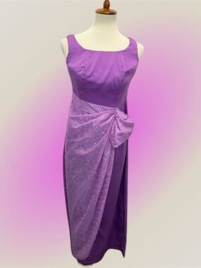 Vintage Lavender and Lilac Evening Dress
